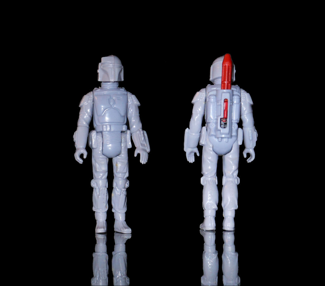 1979 Kenner Rocket Firing Boba Fett Gray L-slot (1 of 3 known) CAS 85+